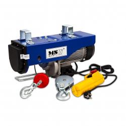 Palan treuil électrique pro avec télécommande 1 600 W 500/1 000 kg outils atelier garage 3414045