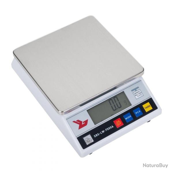 Balance de précision digitale professionnelle cuisine laboratoire 7.500g / 0.1g 3414125