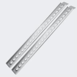 Lot de 2 rampes de chargement multi-usage pliante aluminium rail collision 160 cm jusqu'a 364 kg gr