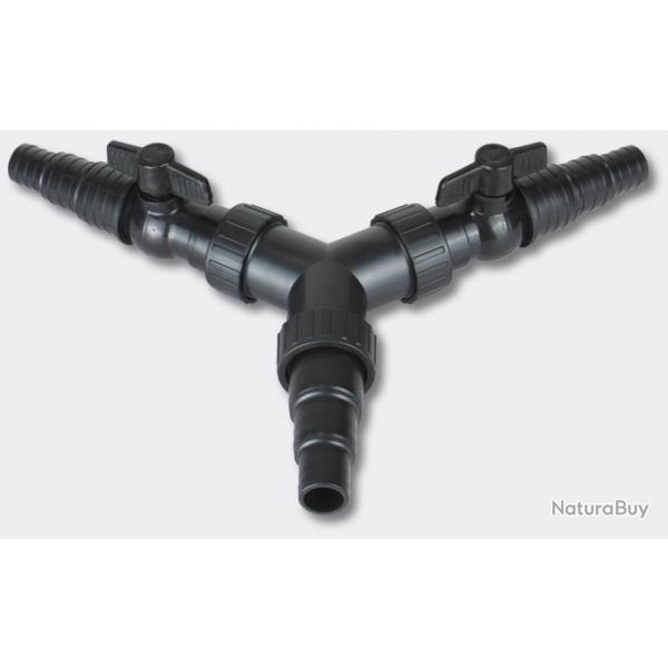 Y-distributeur 25/32/38mm Tuyau bassin(1"/1 1/4"/1 1/2") valve rglage 4216417