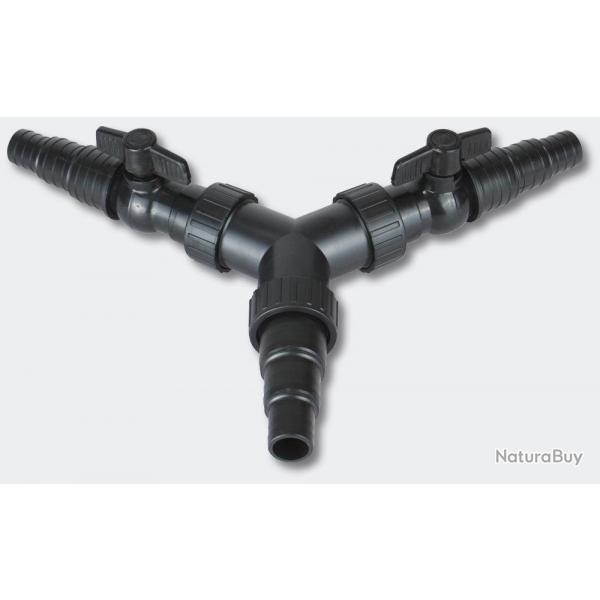 Y-distributeur 25/32/38mm Tuyau bassin(1"/1 1/4"/1 1/2") valve rglage 4216417