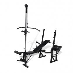 Banc de musculation complet appareil à charge guidée sport fitness musculation 0702056
