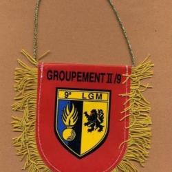 Fanion Gendarmerie  -  Groupement II/9 Saint-Quentin