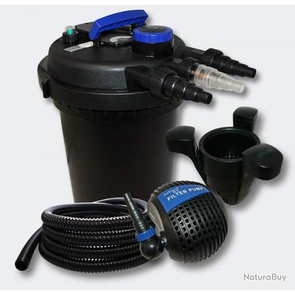 Kit de filtration  pression 10 000 litres 11 watts UVC strilisateur pompe skimmer 4216449