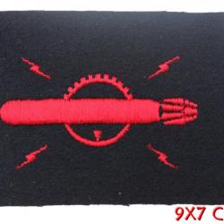 Insigne tissus missilier ASM (équipage)" de la Marine Nationale Française