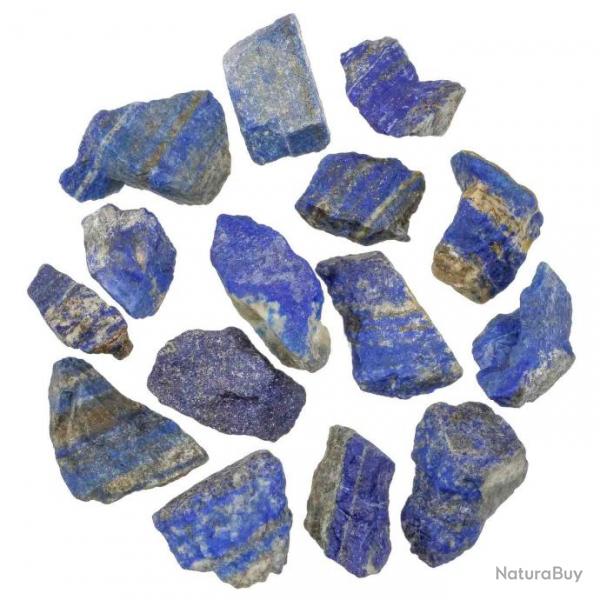 Pierres brutes lapis lazuli - Qualit extra - 4  6 cm - Lot de 2