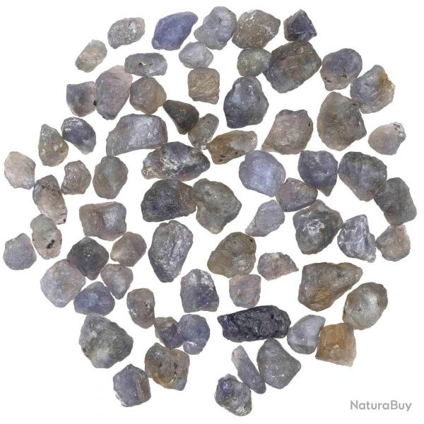 Pierres brutes iolite (ou cordierite) - 1  2 cm - 20 grammes