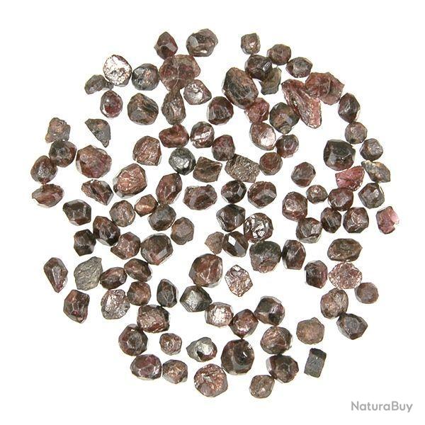 Pierres brutes cristaux de grenat almandin - 0.5  1 cm - 10 grammes