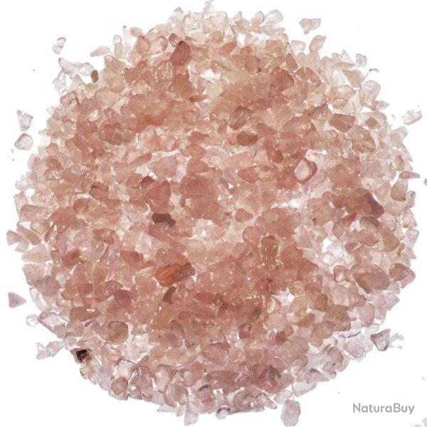 Mini pierres roules quartz rose - 5  10 mm - 100 grammes