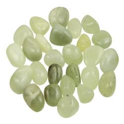 Pierres roulées jade vert de Chine - 2 à 3 cm - Lot de 2