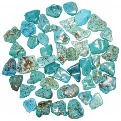 Pierres roulées turquoise d'Arizona - 1 à 2 cm - 20 grammes