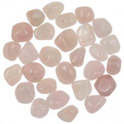 Pierres roulées quartz rose - 2 à 3.5 cm - Lot de 4