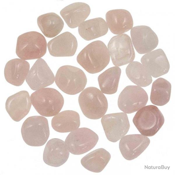 Pierres roules quartz rose - 2  3.5 cm - Lot de 4