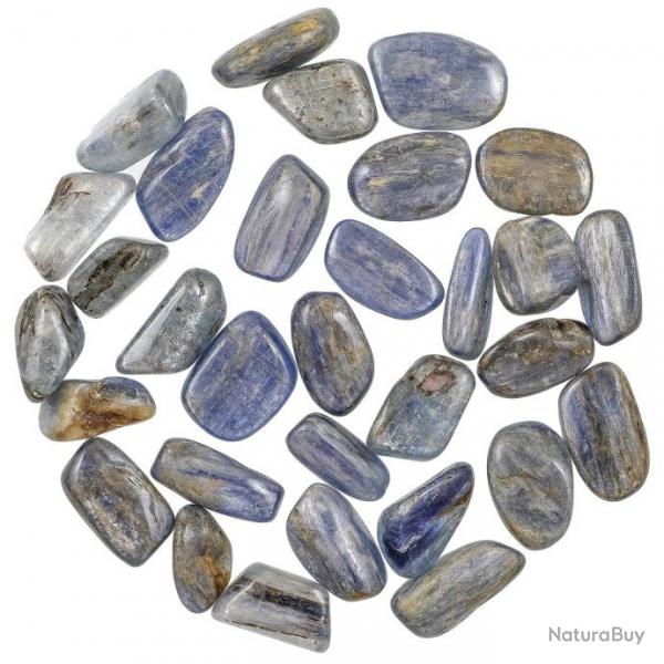 Pierres roules cyanite bleue - 2  3 cm - Lot de 3