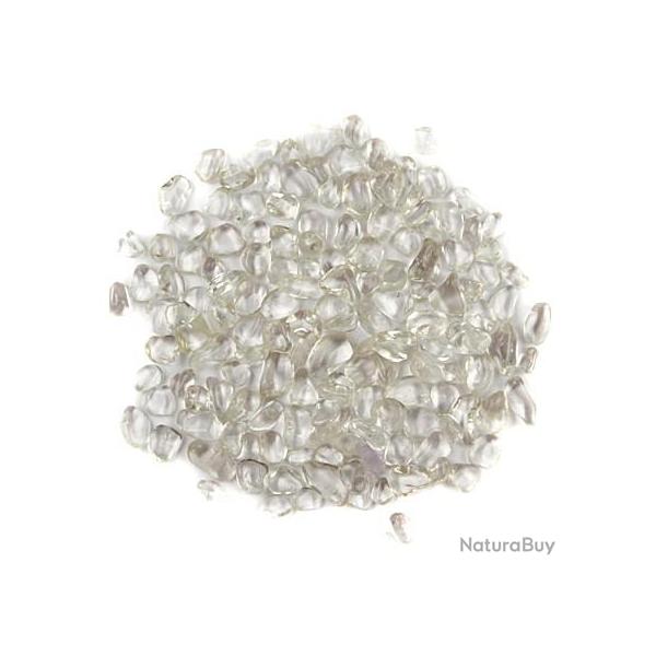 Petites pierres roules cristal de roche - 1  1.5 cm - Qualit extra - 50 grammes