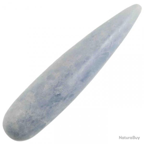 Bton base de massage en calcite bleue