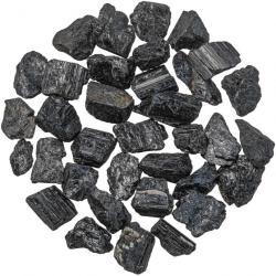 Pierres brutes tourmaline noire - 1,5 à 2,5 cm - 100 grammes