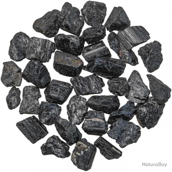 Pierres brutes tourmaline noire - 1,5  2,5 cm - 100 grammes