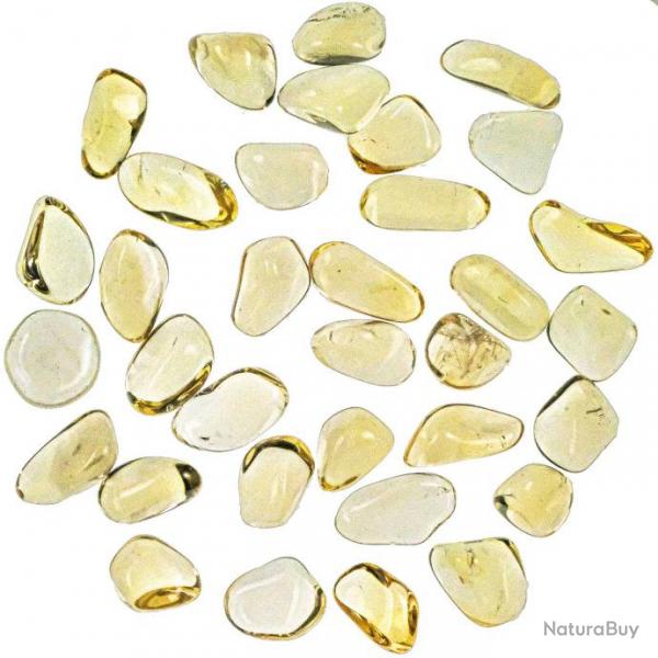 Pierres roules citrine naturelle - Qualit extra - 1  2 cm - Lot de 6