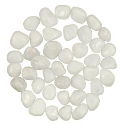 Pierres roulées quartz laiteux - 2 à 3 cm - Lot de 3
