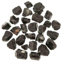 Pierres brutes tourmaline noire - 1 à 3 cm - 250 grammes