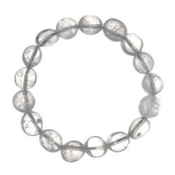 Bracelet en cristal de roche - Perles pierres roulées