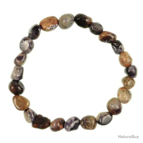 Bracelet en tiffany stone - Perles pierres roules
