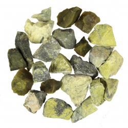 Pierres brutes serpentine - 2 à 4 cm - 100 grammes