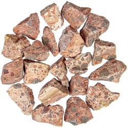 Pierres brutes jaspe léopard - 3 à 5 cm - 100 grammes