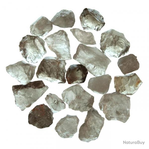 Pierres brutes quartz fum - 3  5 cm - 120 grammes