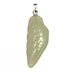 Pendentif aile d'ange en jade de Chine