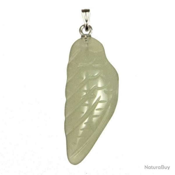 Pendentif aile d'ange en jade de Chine