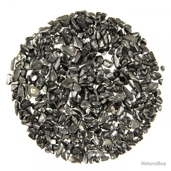 Mini pierres roules tourmaline noire - 2  8 mm - 100 grammes