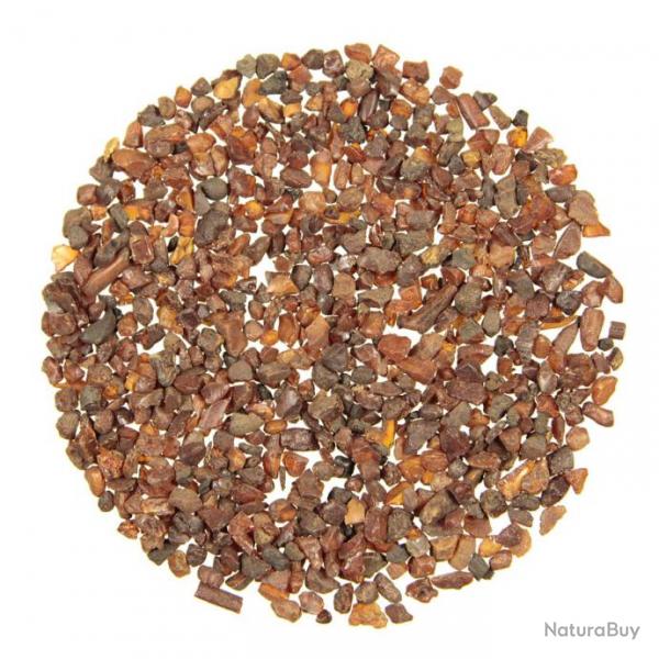 Mini pierres semi-roules ambre - 3  8 mm - 50 grammes