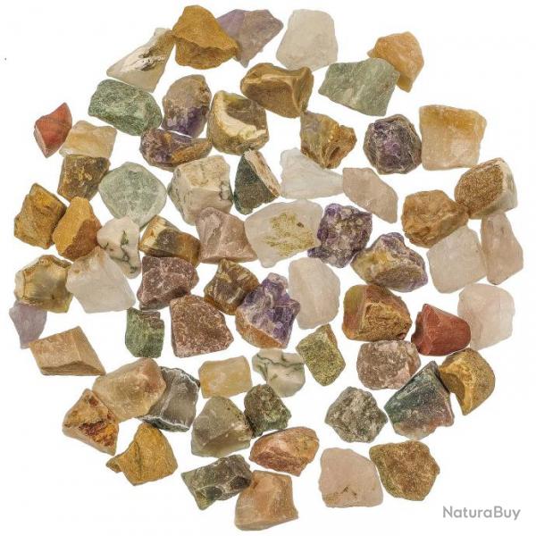 Lot de pierres brutes - Mlange Inde - 2  3 cm - 800 g