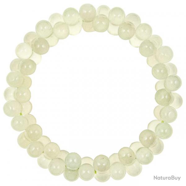 Bracelet petites perles en jade vert de Chine