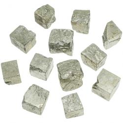 Pierres brutes pyrite cubique - 1.5 à 2 cm - Lot de 4