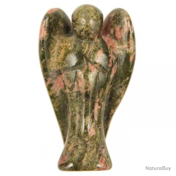 Statuette ange en unakite - 5 cm