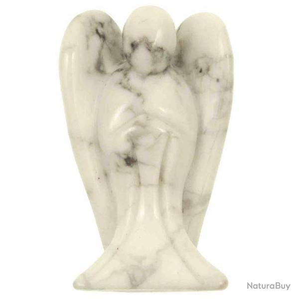 Statuette ange en howlite - 5 cm