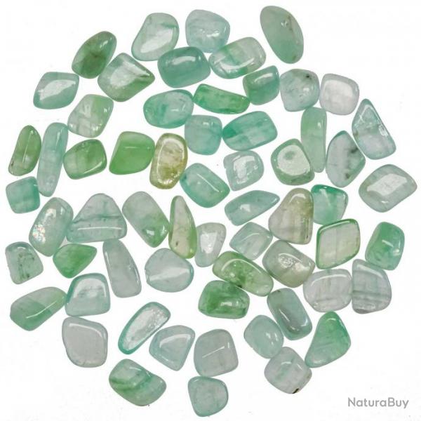 Pierres roules calcite verte - Qualit extra - 1  2 cm - 20 grammes