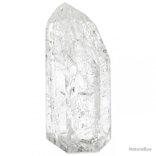 Pointe polie mono-termine en cristal de roche - 174 grammes