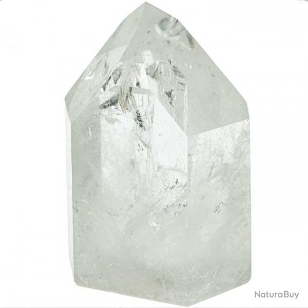 Pointe polie mono-termine en cristal de roche - 471 grammes