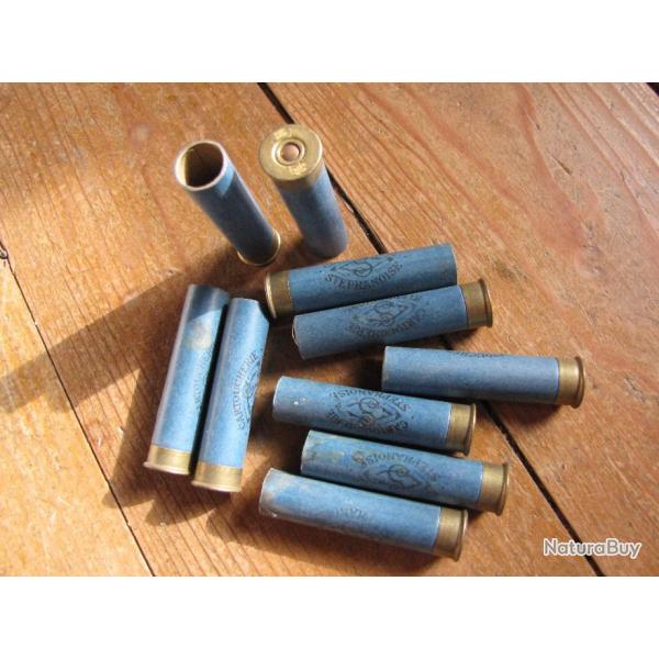 LOT de 10 douilles de calibre 14 mm cartoucherie Stphanoise (m126)
