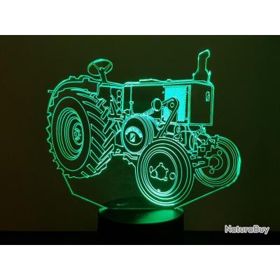 Les objets actuels aux couleurs de la SFV __00002_Lampe-leds-3D-motif-tracteur-Vierzon-302