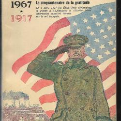 almanach du combattant 1967 cinquantième anniversaire de l'entrée en guerre des états-unis