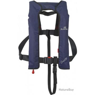 GILET DE SAUVETAGE PLASTIMO QUICKFIT SANS HARNAIS - BLEU Bleu Automatique 165 Avec sous-cutale