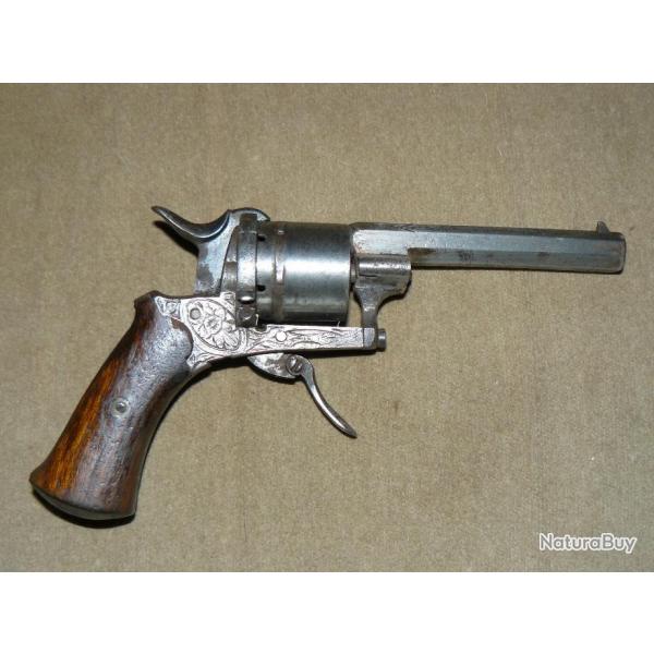 REVOLVER  BELGE A BROCHES