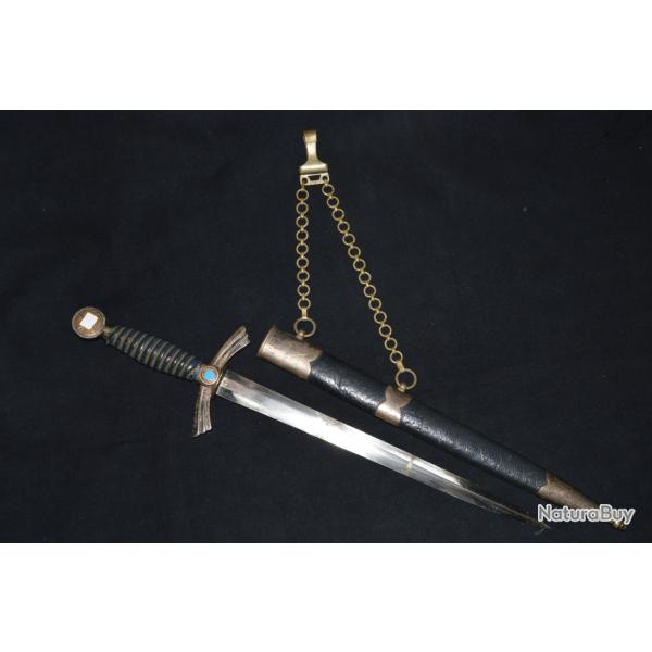 DAGUE ALLEMANDE AVIATION M.1935-OFFICIER LUFTWAFFE-E&F HRSTER SOLINGEN-GERMAN DAGGER LW 1935 2WW