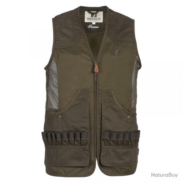 GILET DE CHASSE PERCUSSION SAVANE  TAILLE 4XL