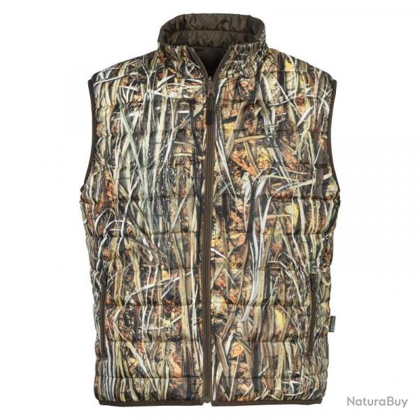 Gilet rversible Percussion Warm Marron et GhostCamo Wet TAILLE 2XL